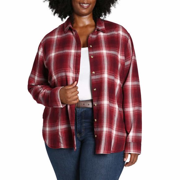 JACHS Girlfriend Ladies' Flannel Shirt - Picture 7 of 7